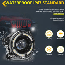 Load image into Gallery viewer, Y5 4 inch 1 Pair Light Guide Single Lens Fog Light, For Jeep Wrangler JK 2 Door 2007-2015