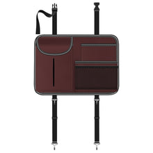 Load image into Gallery viewer, 3087 Napa Texture Leather Car Seat Back Storage Bag, 3087 (Red), 3087 (Black), 3087 (Grey), 3087 (Brown)