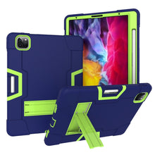 Load image into Gallery viewer, For iPad Pro 12.9 (2018) / (2020) Contrast Color Silicone + PC Protective Case with Holder, For iPad Pro 12.9 2021 / 2020 / 2019