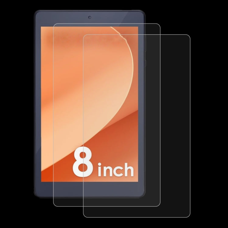2pcs 0.3mm 9H Explosion-proof Tempered Tablet Glass Film