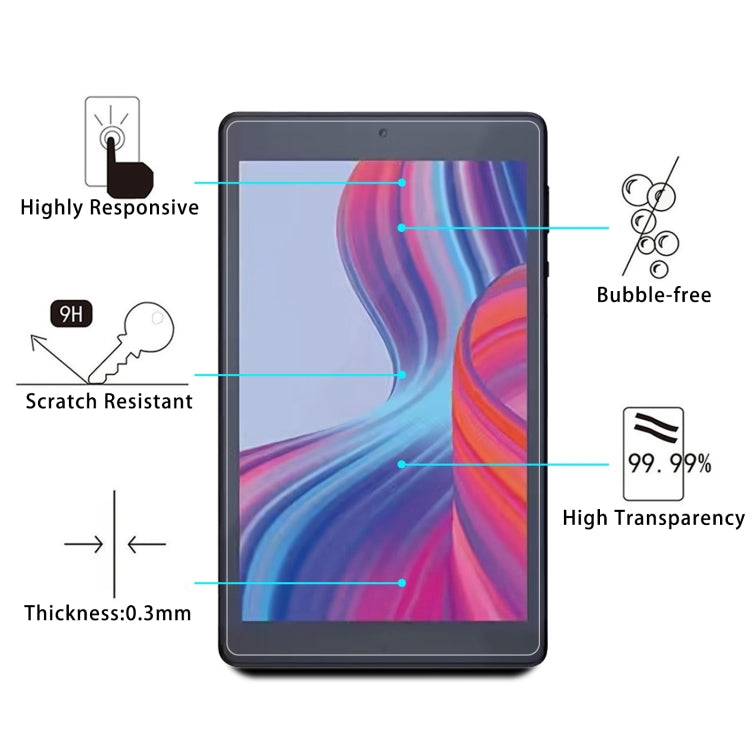 25pcs 0.3mm 9H Explosion-proof Tempered Tablet Glass Film