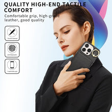 Load image into Gallery viewer, Brushed Texture Wallet Ring Holder Phone Case, For iPhone 15 Pro Max, For iPhone 15 Pro, For iPhone 15 Plus, For iPhone 15, For iPhone 14, For iPhone 14 Pro, For iPhone 14 Pro Max, For iPhone 13 Pro Max