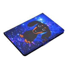 Load image into Gallery viewer, TPU Electric Pressed Horizontal Flip Leather Case with Holder &amp; Card Slot &amp; Sleep / Wake-up Function, For iPad 10.2 / 10.5 / iPad Air 10.5 2019, For iPad Air / Air 2  / iPad 9.7 2017 / 2018, For iPad Pro 11 2020 / 2018                                  ...