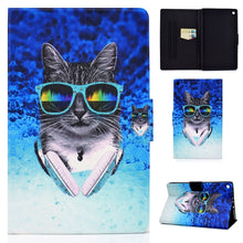Load image into Gallery viewer, TPU Electric Pressed Horizontal Flip Leather Case with Holder &amp; Card Slot &amp; Sleep / Wake-up Function, For iPad 10.2 / 10.5 / iPad Air 10.5 2019, For iPad Air / Air 2  / iPad 9.7 2017 / 2018, For iPad Pro 11 2020 / 2018                                  ...