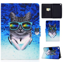 Load image into Gallery viewer, TPU Electric Pressed Horizontal Flip Leather Case with Holder &amp; Card Slot &amp; Sleep / Wake-up Function, For iPad 10.2 / 10.5 / iPad Air 10.5 2019, For iPad Air / Air 2  / iPad 9.7 2017 / 2018, For iPad Pro 11 2020 / 2018                                  ...