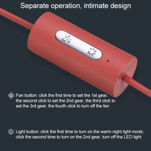 Load image into Gallery viewer, F829 Portable Car Air Outlet Electric Cooling Fan with LED Light