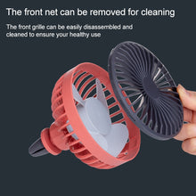 Load image into Gallery viewer, F829 Portable Car Air Outlet Electric Cooling Fan with LED Light