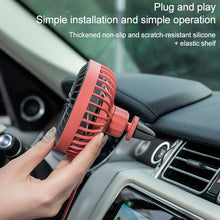 Load image into Gallery viewer, F829 Portable Car Air Outlet Electric Cooling Fan with LED Light