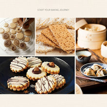 Load image into Gallery viewer, Zinc Alloy Biscuit Mold Cake Mould Baking Kitchen Tools, Small Round, Large Round, Square, Heart, Short Handle Wheel, Long Handle Wheel