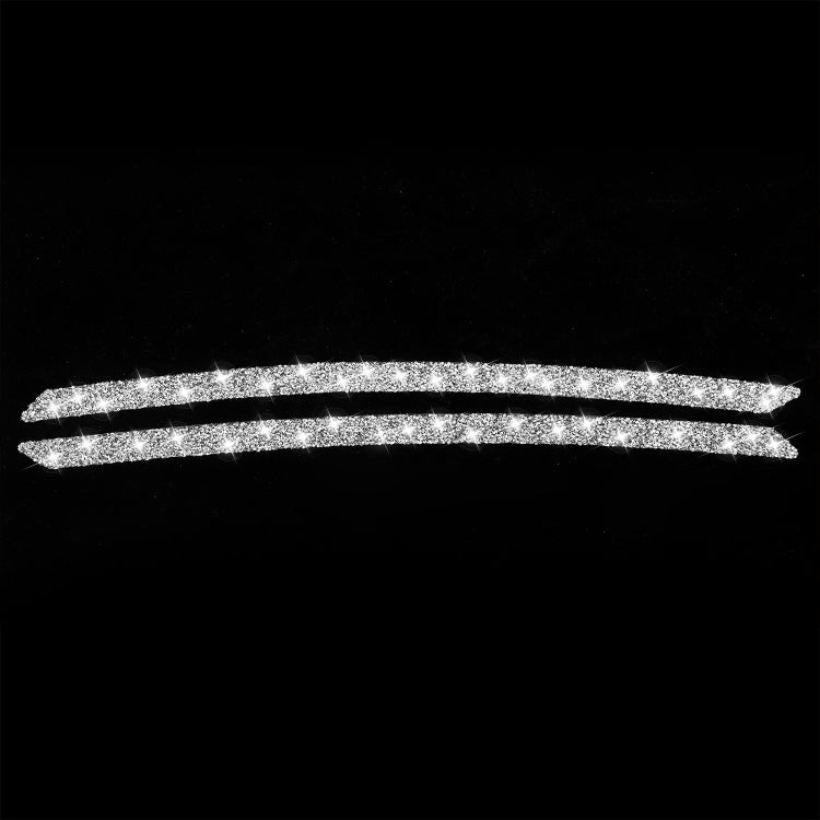 Car Light Eyebrow Diamond Decoration Sticker, Left and Right Drive, Light Eyebrow
