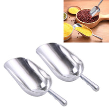 Load image into Gallery viewer, 2 PCS Stainless Steel Multifunctional Shovel Aluminum Alloy Ice Shovel Food Tea Shovel Tea Spoon, S, M, L, XL