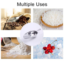 Load image into Gallery viewer, 2 PCS Stainless Steel Multifunctional Shovel Aluminum Alloy Ice Shovel Food Tea Shovel Tea Spoon, S, M, L, XL