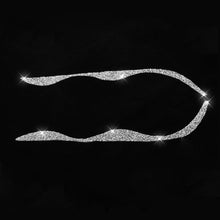 Load image into Gallery viewer, Car Light Eyebrow Soft Style Diamond Decoration Sticker, Left and Right Drive, Light Eyebrow Soft Style