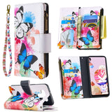 Colored Drawing Pattern Zipper Horizontal Flip Leather Case with Holder & Card Slots & Wallet, For LG K51, For LG K61, For Nokia 5.3, For Xiaomi Redmi 9, For Xiaomi Redmi Note 9, For Huawei P smart 2020