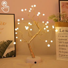 Load image into Gallery viewer, 36 LEDs Pearl Tree Copper Wire Table Lamp Creative Decoration Touch Control Night Light (Warm White Light), 36 LEDs Warm White, 36 LEDs Pink Light, 108 LEDs Warm White, 108 LEDs Pink Light, 108 LEDs White Light, 108 LEDs Colorful Light, 48 LEDs Warm Wh...