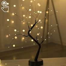 Load image into Gallery viewer, 36 LEDs Pearl Tree Copper Wire Table Lamp Creative Decoration Touch Control Night Light (Warm White Light), 36 LEDs Warm White, 36 LEDs Pink Light, 108 LEDs Warm White, 108 LEDs Pink Light, 108 LEDs White Light, 108 LEDs Colorful Light, 48 LEDs Warm Wh...