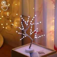 Load image into Gallery viewer, 36 LEDs Pearl Tree Copper Wire Table Lamp Creative Decoration Touch Control Night Light (Warm White Light), 36 LEDs Warm White, 36 LEDs Pink Light, 108 LEDs Warm White, 108 LEDs Pink Light, 108 LEDs White Light, 108 LEDs Colorful Light, 48 LEDs Warm Wh...