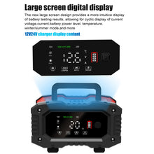Load image into Gallery viewer, FOXSUR 12V / 24V 20A 300W Portable Motorcycle Car Smart Battery Charger, 20A