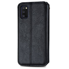 Load image into Gallery viewer, Cubic Grid Pressed Horizontal Flip Magnetic Leather Case with Holder &amp; Card Slots &amp; Wallet