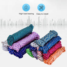 Load image into Gallery viewer, Outdoor Thick Nylon Rope for Hanging Clothes, Random Color, 5m, 20m