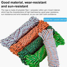Load image into Gallery viewer, Outdoor Thick Nylon Rope for Hanging Clothes, Random Color, 5m, 20m