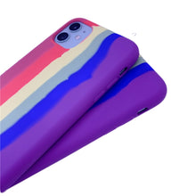 Load image into Gallery viewer, Rainbow Liquid Silicone Shockproof Full Coverage Protective Case, For iPhone 11, For iPhone 11 Pro, For iPhone 11 Pro Max