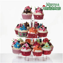 Load image into Gallery viewer, YX062 3 Tier Acrylic Circular Cupcake Stand, YX062