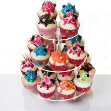 Load image into Gallery viewer, YX062 3 Tier Acrylic Circular Cupcake Stand, YX062