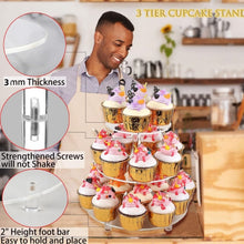 Load image into Gallery viewer, YX062 3 Tier Acrylic Circular Cupcake Stand, YX062