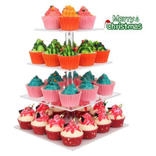 Load image into Gallery viewer, YX065 4 Tier Acrylic Square Cupcake Stand, YX065