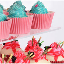 Load image into Gallery viewer, YX065 4 Tier Acrylic Square Cupcake Stand, YX065