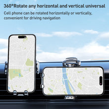 Load image into Gallery viewer, D6 Mechanical Locking Wireless Fast Charging Air Outlet Car Holder, Standard, Strong Suction Cup Version