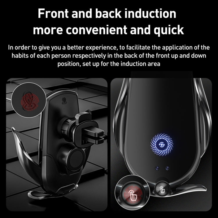 M2 Infrared lnduction Wireless Fast Charging Air Outlet Car Holder
