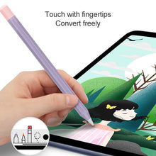 Load image into Gallery viewer, Stylus Touch Pen Split Contrast Color Silicone Protective Case, For Apple Pencil 1, For Apple Pencil 2
