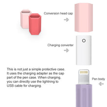 Load image into Gallery viewer, Stylus Touch Pen Split Contrast Color Silicone Protective Case, For Apple Pencil 2