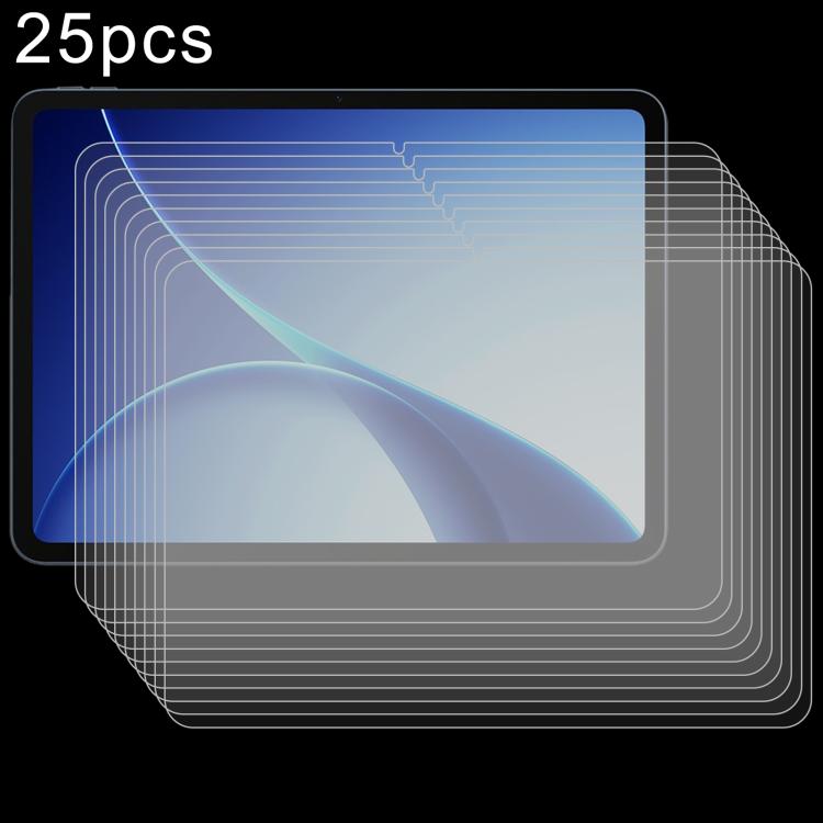 25pcs 9H 0.3mm Explosion-proof Tempered Glass Film, For OPPO Pad mini 8.8 inch 2026, For OPPO Pad 5 Pro 13.2, For OPPO Pad Air5 12.1 inch, For OPPO Pad SE 11 inch, For OPPO Pad 4 Pro / OnePlus Pad 3 Global, For OPPO Pad 3 / OnePlus Pad 3 China         ...