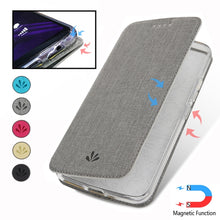 Load image into Gallery viewer, ViLi Magnetic Suction Shockproof TPU + PU Horizontal Flip Protective Case with Card Slot &amp; Holder