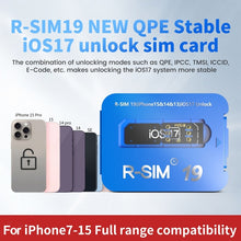 Load image into Gallery viewer, R-SIM 19 Turns Locked Phone Into Unlocked iOS17 System Universal 5G Unlocking Card, R-SIM 19
