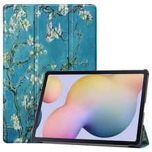 Load image into Gallery viewer, Custer Painted PU Leather Case with Sleep / Wake-up Function &amp; 3-Fold Holder
