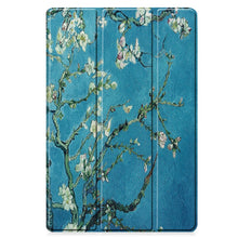 Load image into Gallery viewer, Custer Painted PU Leather Case with Sleep / Wake-up Function &amp; 3-Fold Holder
