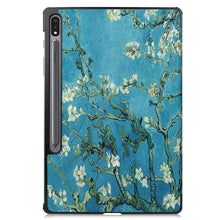 Load image into Gallery viewer, Custer Painted PU Leather Case with Sleep / Wake-up Function &amp; 3-Fold Holder