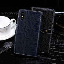 Load image into Gallery viewer, idewei Crocodile Texture Horizontal Flip Leather Case with Holder &amp; Card Slots &amp; Wallet, For TP-Link Neffos C9s, For Ulefone Note 8P, For Umidigi A3X, For Xiaomi Redmi 9A
