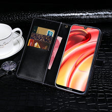 Load image into Gallery viewer, idewei Crocodile Texture Horizontal Flip Leather Case with Holder &amp; Card Slots &amp; Wallet, For TP-Link Neffos C9s, For Ulefone Note 8P, For Umidigi A3X, For Xiaomi Redmi 9A