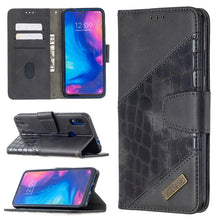 Load image into Gallery viewer, Matching Color Crocodile Texture Horizontal Flip PU Leather Case with Wallet &amp; Holder &amp; Card Slots, For Xiaomi Redmi Note 7, For Xiaomi Redmi Note 9 Pro