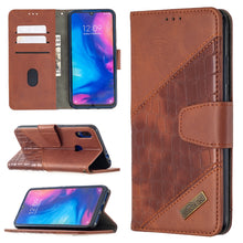 Load image into Gallery viewer, Matching Color Crocodile Texture Horizontal Flip PU Leather Case with Wallet &amp; Holder &amp; Card Slots, For Xiaomi Redmi Note 7, For Xiaomi Redmi Note 9 Pro
