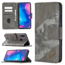 Load image into Gallery viewer, Matching Color Crocodile Texture Horizontal Flip PU Leather Case with Wallet &amp; Holder &amp; Card Slots, For Xiaomi Redmi Note 7, For Xiaomi Redmi Note 9 Pro