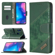 Load image into Gallery viewer, Matching Color Crocodile Texture Horizontal Flip PU Leather Case with Wallet &amp; Holder &amp; Card Slots, For Xiaomi Redmi Note 7, For Xiaomi Redmi Note 9 Pro