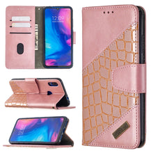 Load image into Gallery viewer, Matching Color Crocodile Texture Horizontal Flip PU Leather Case with Wallet &amp; Holder &amp; Card Slots, For Xiaomi Redmi Note 7, For Xiaomi Redmi Note 9 Pro