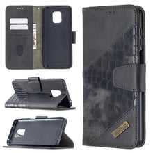Load image into Gallery viewer, Matching Color Crocodile Texture Horizontal Flip PU Leather Case with Wallet &amp; Holder &amp; Card Slots, For Xiaomi Redmi Note 7, For Xiaomi Redmi Note 9 Pro