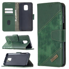 Load image into Gallery viewer, Matching Color Crocodile Texture Horizontal Flip PU Leather Case with Wallet &amp; Holder &amp; Card Slots, For Xiaomi Redmi Note 7, For Xiaomi Redmi Note 9 Pro